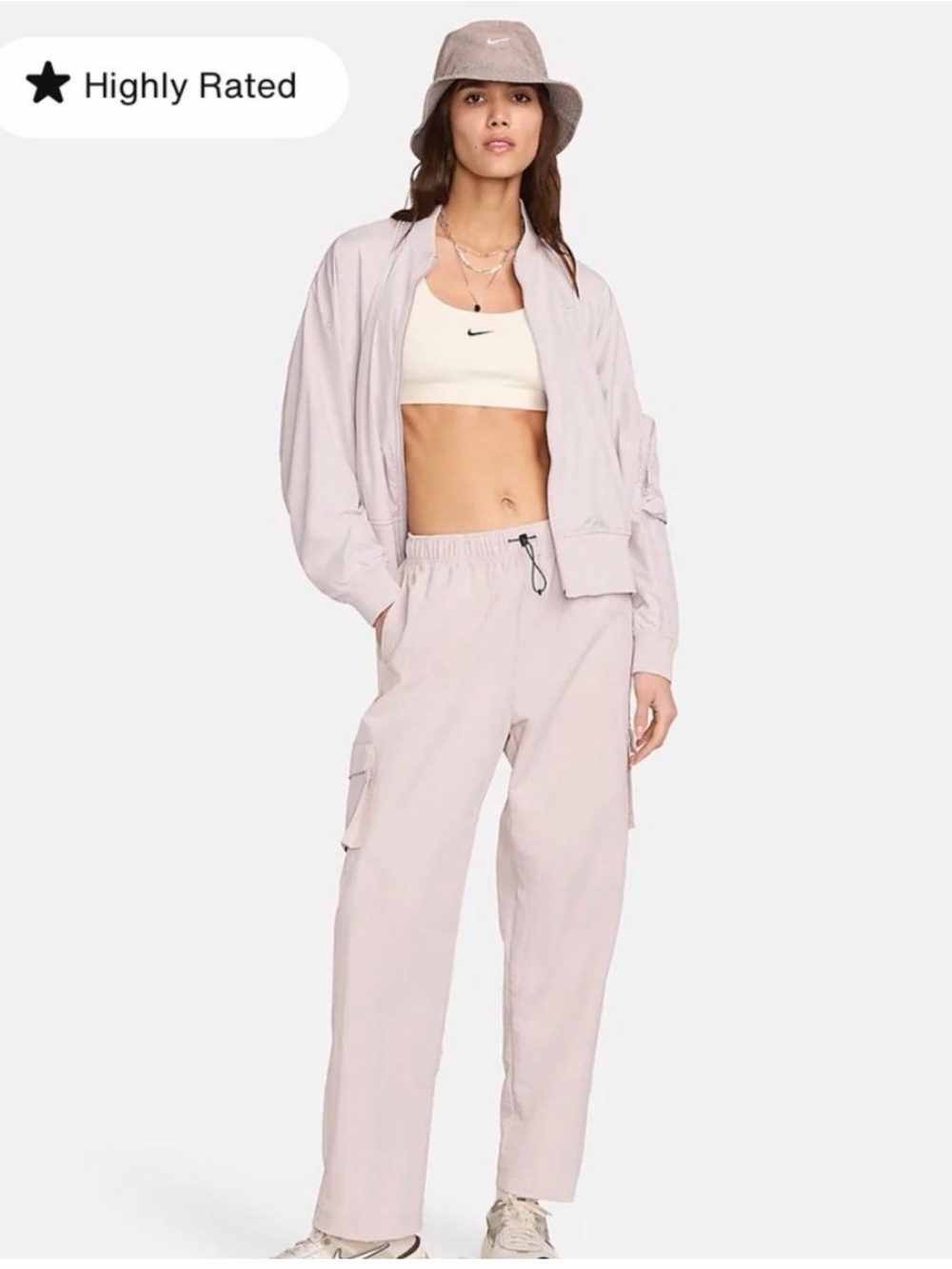 NIKE Sportswear Women's High-Rise Cargo Woven Pants DO7209-019 NEW $80